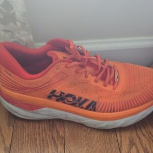 Hoka Bold Orange Running Shoe